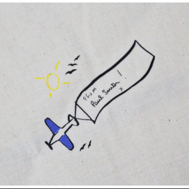 Paul Smith ポールスミス 新品 巾着 飛行機イラスト ストライプ ベージュの通販 By 毎日セール中 オシャレタウン ポールスミス ならラクマ