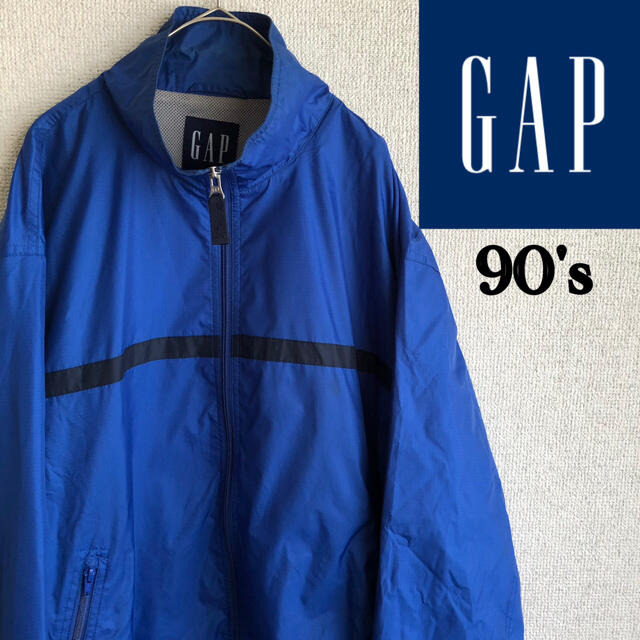 old gap ナイロンジャケット　グレー　オーバーサイズ　　90s XL