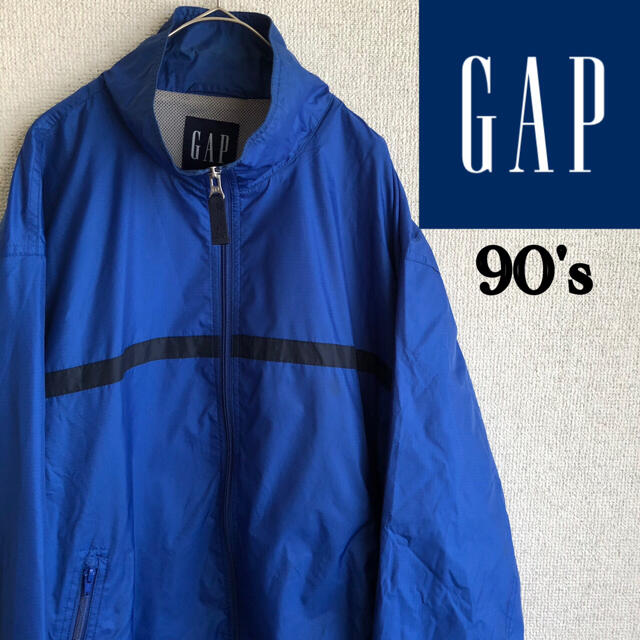GAP(ギャップ)の90s OLD GAP ナイロンジャケット　Mサイズ　オールド　ギャップ　古着 メンズのジャケット/アウター(ナイロンジャケット)の商品写真