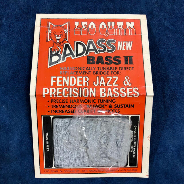 Leo Quan|BADASS BASS II (Chrome)の通販 by COARSE INFERIOR |ラクマ