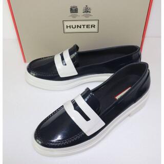 ハンター(HUNTER)の定価16000 新品 本物 HUNTER  靴 ローファー JP25 232(レインブーツ/長靴)