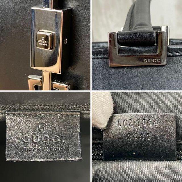 Gucci - 【極美品】グッチ ジャッキー オールレザー トートバッグ 大