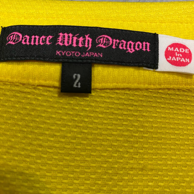 Dance With Dragon(ダンスウィズドラゴン)のダンスウィズドラゴン ゴルフ スポーツシャツ レディース サイズ2ポロシャツ スポーツ/アウトドアのゴルフ(ウエア)の商品写真