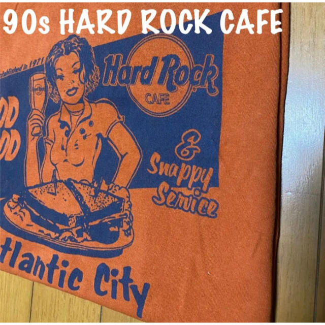 STUSSY(ステューシー)の希少90s HARD ROCK CAFE ガールプリント ハードロックカフェ メンズのトップス(Tシャツ/カットソー(半袖/袖なし))の商品写真