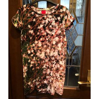 ポールスミス(Paul Smith)のポールスミス×チェルシーガーデンコラボロングTシャツワンピース　M(ミニワンピース)