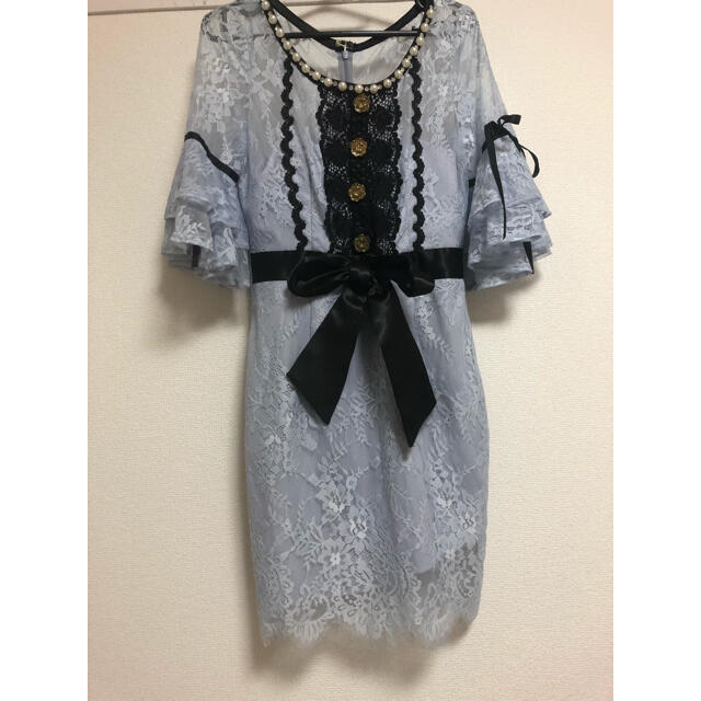 最終値下げ新品未使用????ROBE de FLEURS ???? 膝丈ミニドレス