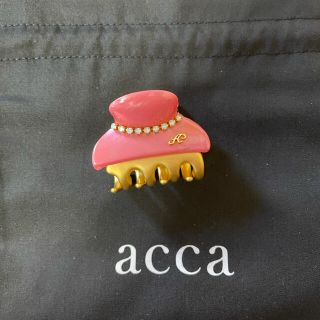 アッカ(acca)の✨新品✨acca＜NEW COLLANA＞ピンクSサイズ(バレッタ/ヘアクリップ)