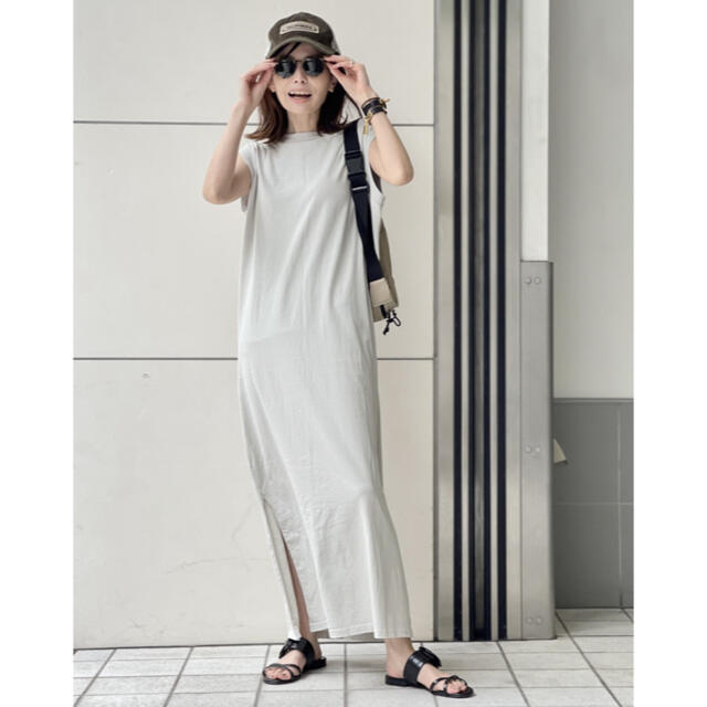 L'Appartement DEUXIEME CLASSE(アパルトモンドゥーズィエムクラス)の新品⭐️【LA APPAREL/ロサンゼルスアパレル】N/S Maxi OP レディースのワンピース(ロングワンピース/マキシワンピース)の商品写真