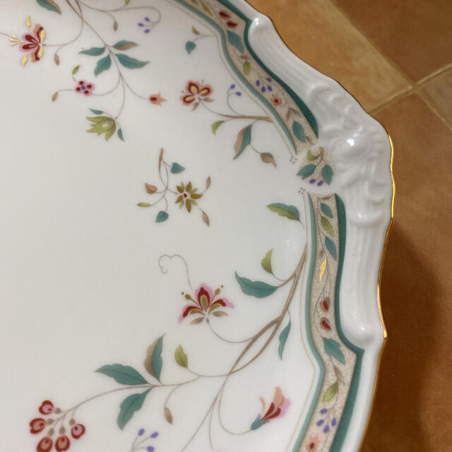 ノリタケ 花更紗　Noritake  プレート 28cm レトロ