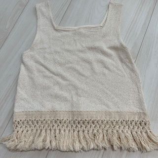 ザラキッズ(ZARA KIDS)のZARA kids フリンジタンク(Tシャツ/カットソー)