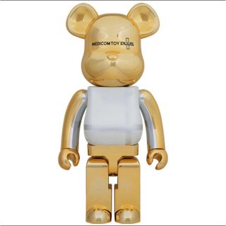 メディコムトイ(MEDICOM TOY)の表参道ヒルズ BE@BRICK GOLD CHROME 1000% ベアブリック(その他)