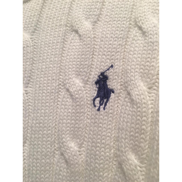 POLO RALPH LAUREN(ポロラルフローレン)の★POLO★ラルフローレンホワイトニット★ レディースのトップス(ニット/セーター)の商品写真