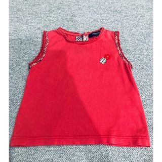 バーバリー(BURBERRY)の♥BURBERRY♥ バーバリー 朱色トップス　100cm〜(Tシャツ/カットソー)