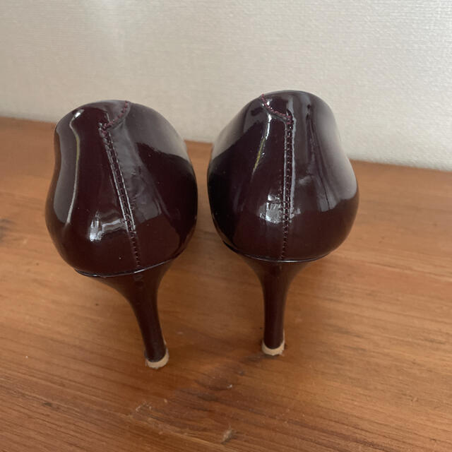 美品ダイアナ エナメルパンプス ブラウン 5