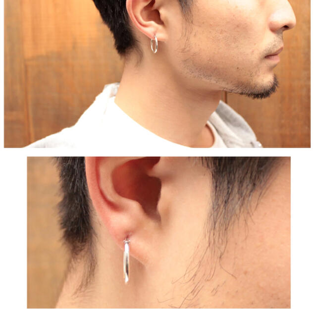 VIVIFY(ビビファイ)の新品未使用 VIVIFY ビビファイ Hoop Pierce 片耳分 メンズのアクセサリー(ピアス(片耳用))の商品写真