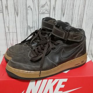 ナイキ(NIKE)のNIKE AIR FORCE MID 1, ナイキ エアフォース1, ブラウン(スニーカー)