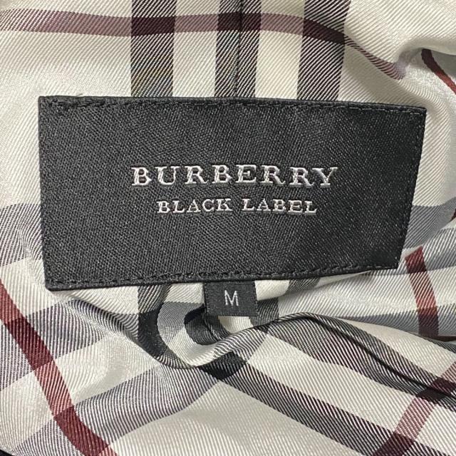 うファッション BURBERRY バーバリーブラックレーベル 襟部フォックス