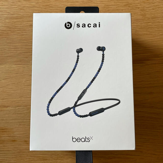 Beats by Dr Dre(ビーツバイドクタードレ)のbeats × sacai beats X ブラック ネイビー スマホ/家電/カメラのオーディオ機器(ヘッドフォン/イヤフォン)の商品写真