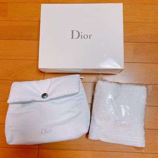 ディオール(Dior)のDior ノベルティ タオル 新品☆(ノベルティグッズ)