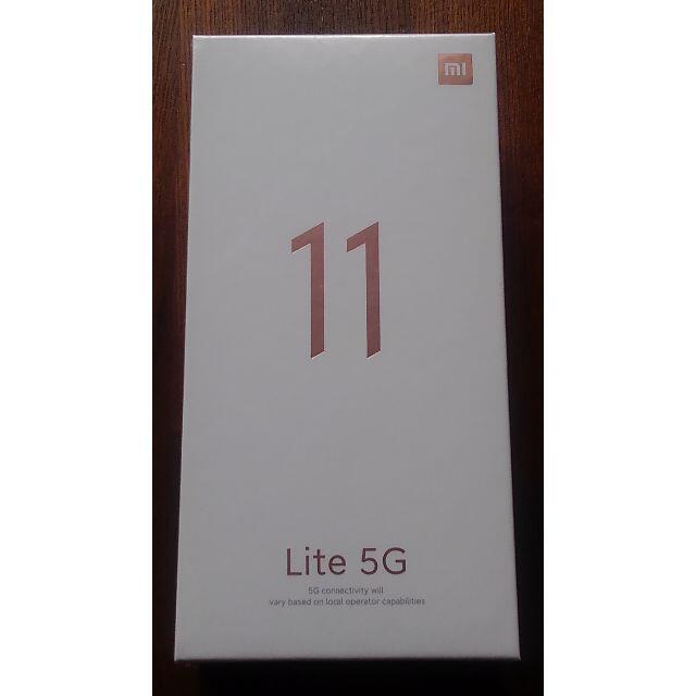 【新品未開封】Xiaomi Mi 11 Lite 5G 128GB simフリーのサムネイル
