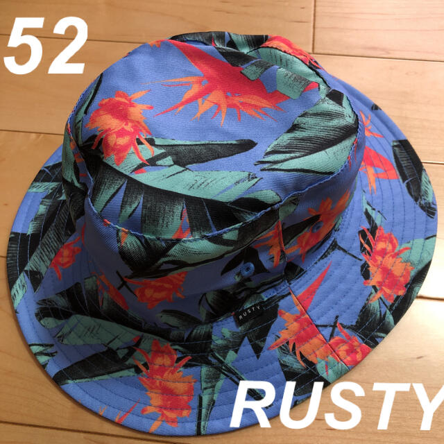 RUSTY(ラスティ)のRUSTY リバーシブル帽　新品　52 キッズ/ベビー/マタニティのこども用ファッション小物(帽子)の商品写真