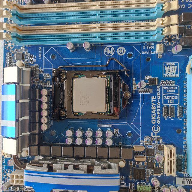 LGA1156 マザーボード、CPU、電源、メモリー、HDD、グラボ　セット