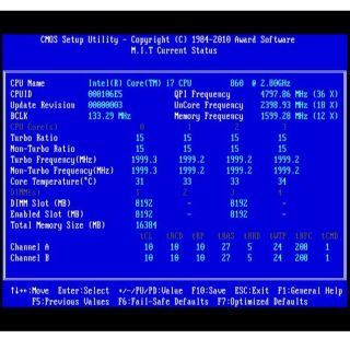 GA-P55A-UD3R+ ddr3 8G+ Intel Core i7-860