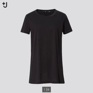 ユニクロ(UNIQLO)のスーピマコットンクルーネック　Tシャツ(衣装)