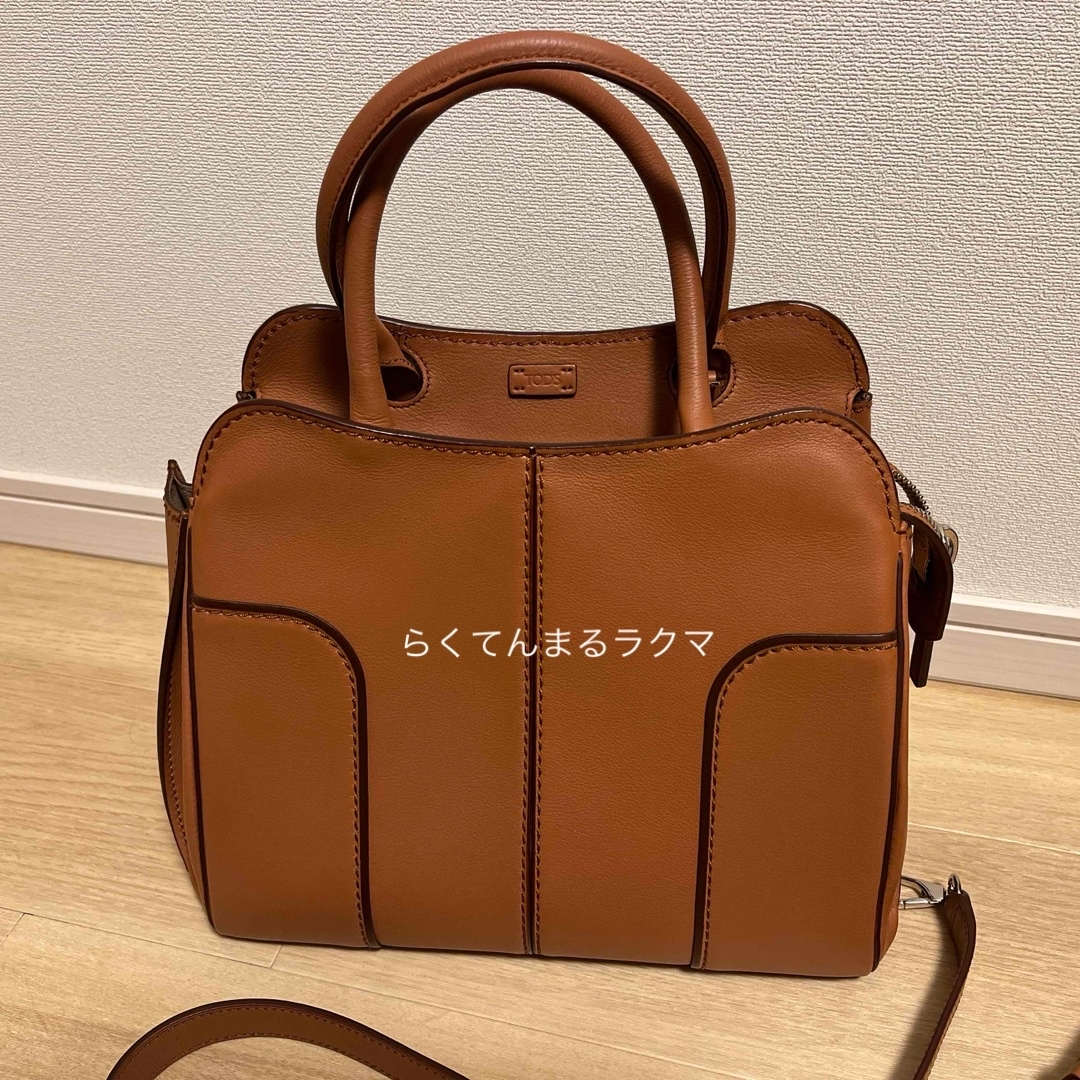 TOD'S - トッズ キャメル セラバッグ ハンド ショルダーバッグの通販