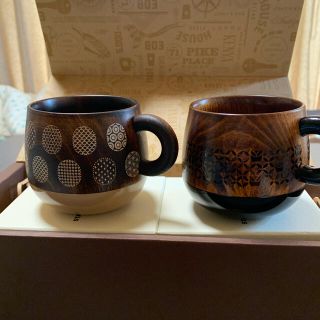 スターバックスコーヒー(Starbucks Coffee)のスタバ jimoto シリーズ 飛騨高山 ウッドマグ(グラス/カップ)