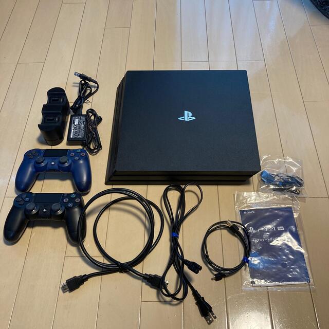 PlayStation4(プレイステーション4)のPlayStation ps4 pro 1TB CUH-7200B おまけ付き エンタメ/ホビーのゲームソフト/ゲーム機本体(家庭用ゲーム機本体)の商品写真