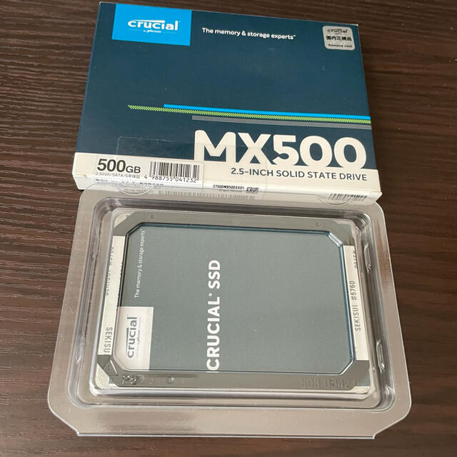 【未使用】Crucial(クルーシャル)  SSD 500GB MX500