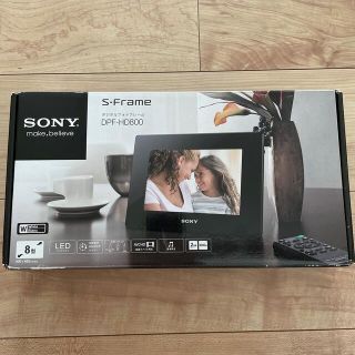 ソニー(SONY)の新品　【SONY】デジタルフォトフレーム(DPF-HD800) ホワイト(フォトフレーム)