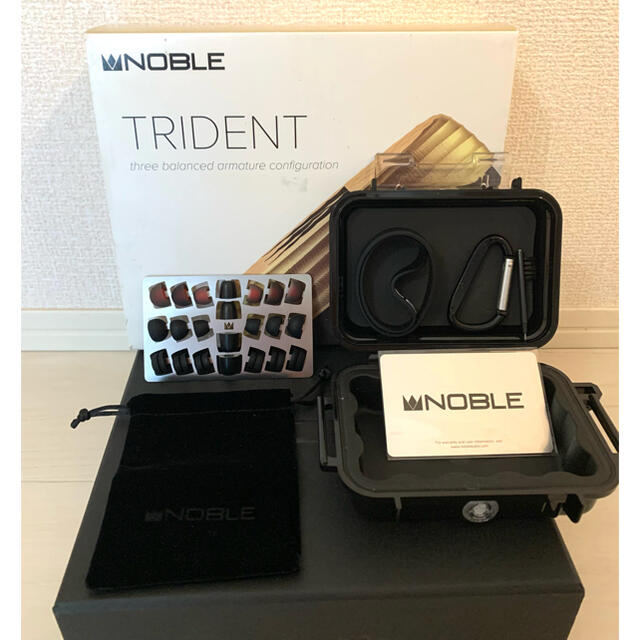 Noble Audio/Trident (中古) スマホ/家電/カメラのオーディオ機器(ヘッドフォン/イヤフォン)の商品写真