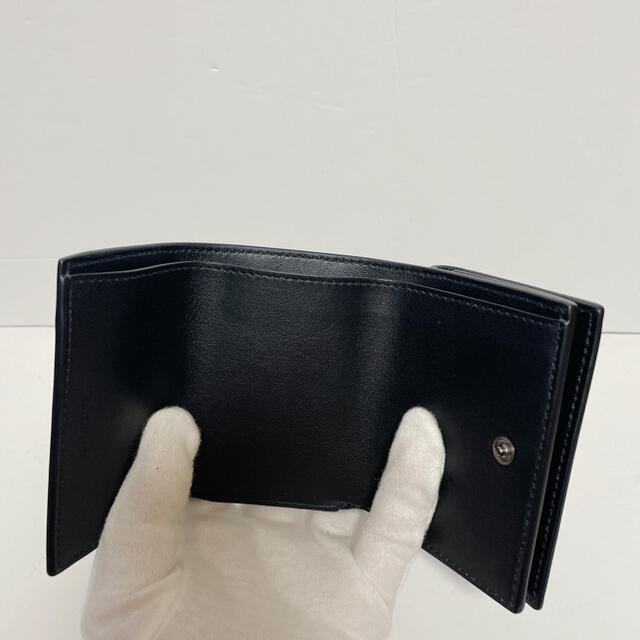 BALENCIAGA - バレンシアガ 三つ折り財布 マットクロコ型押し BALENCIAGA - バレンシアガ 三つ折り財布 マットクロコ型押し