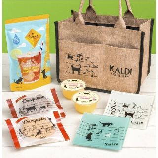 カルディ(KALDI)の【新品未使用】 カルディ 猫の日 ネコバッグ 抜きとり無し KALDI(トートバッグ)