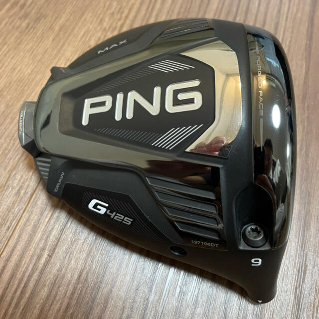 PING G425 MAX 9度 ドライバー ヘッド単品(未開封純正レンチ付き)