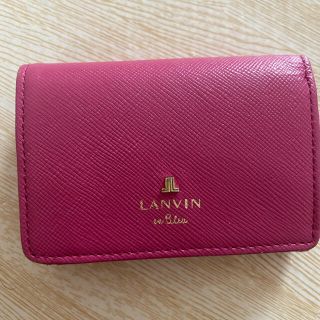 ランバンオンブルー(LANVIN en Bleu)のLANVIN en Bleu ランバンオンブルー　ミニ財布　三つ折り(財布)