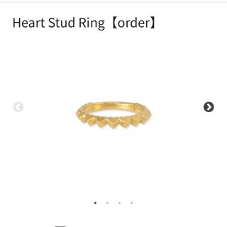 アッシュペーフランス(H.P.FRANCE)のchigo Heart studs ring(リング(指輪))