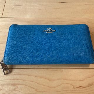 コーチ(COACH)のコーチ　長財布　ブルー(財布)