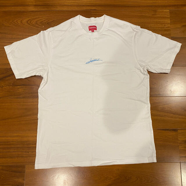 Supreme Signature S/S Top tee White Mサイズ