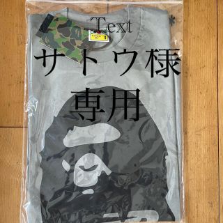 アベイシングエイプ(A BATHING APE)のアベイシングエイプ×ニューバランスのTシャツ　グレー　サイズS(Tシャツ/カットソー(半袖/袖なし))