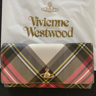 ヴィヴィアンウエストウッド(Vivienne Westwood)のVivienneWestwood 長財布　チェク柄(財布)