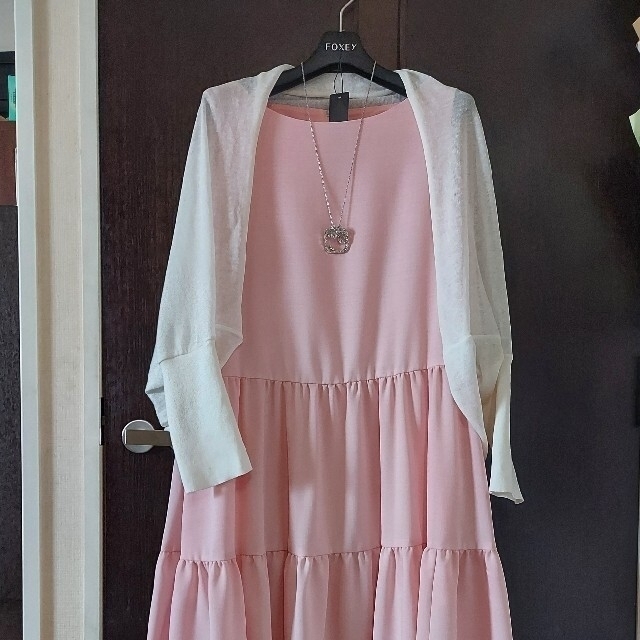 FOXEY❤40『Nantucket Dress』ピオニーピンク 未使用タグ付き