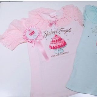 シャーリーテンプル(Shirley Temple)の新品　ケーキptカットソー（ピンク 110 cm）未使用タグ付き(Tシャツ/カットソー)