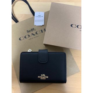 コーチ(COACH)のコーチ COACH 二つ折り財布 クロスグレーン ミディアム コーナー ジップ(財布)