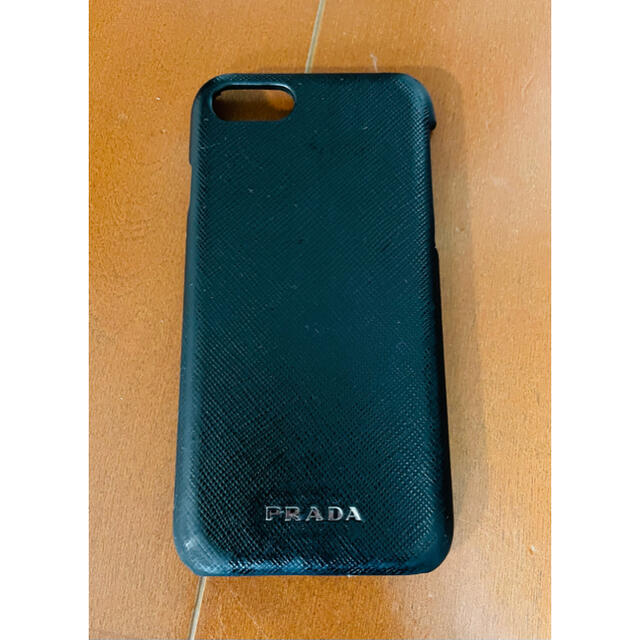 PRADA(プラダ)のPRADA携帯ケース iPhone8用 正規品 角が少し欠けてます スマホ/家電/カメラのスマホアクセサリー(iPhoneケース)の商品写真