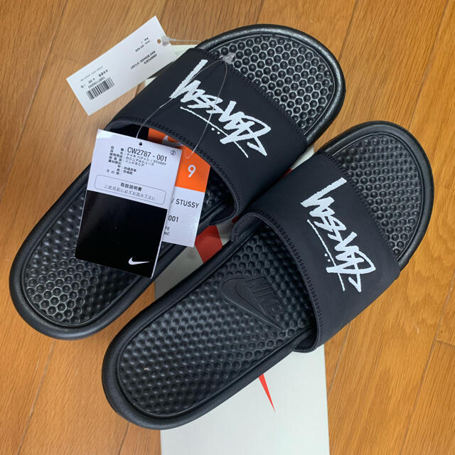 STUSSY(ステューシー)のSTUSSY × NIKE BENASSI SLIDE "BLACK" メンズの靴/シューズ(サンダル)の商品写真