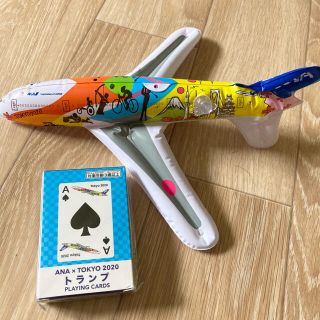 エーエヌエー(ゼンニッポンクウユ)(ANA(全日本空輸))のANAおもちゃ　ひこうき　トランプ(ノベルティグッズ)