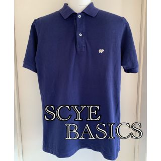 サイ(Scye)の美品　SCYE BASICS　サイベーシックス　ポロシャツ　38（M・L相当）(ポロシャツ)